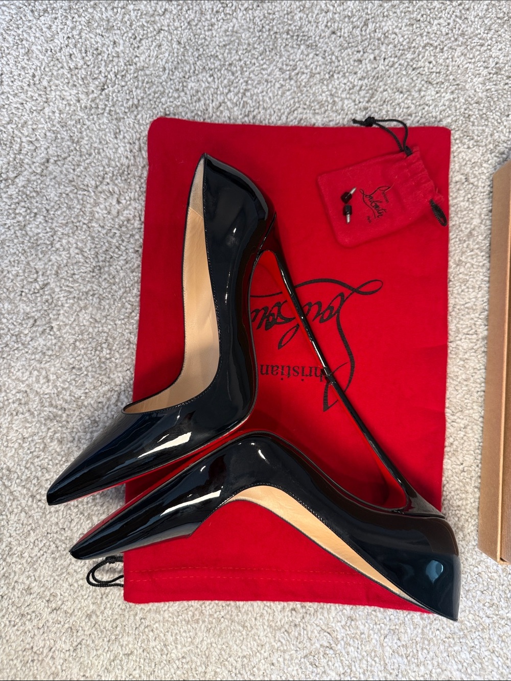 Christian Louboutin So Kate 120 Black Patent